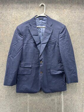 Brooks Brothers 346 Blazer Men 42S Blue Wool Sport Coat Two Button Formal Jacket